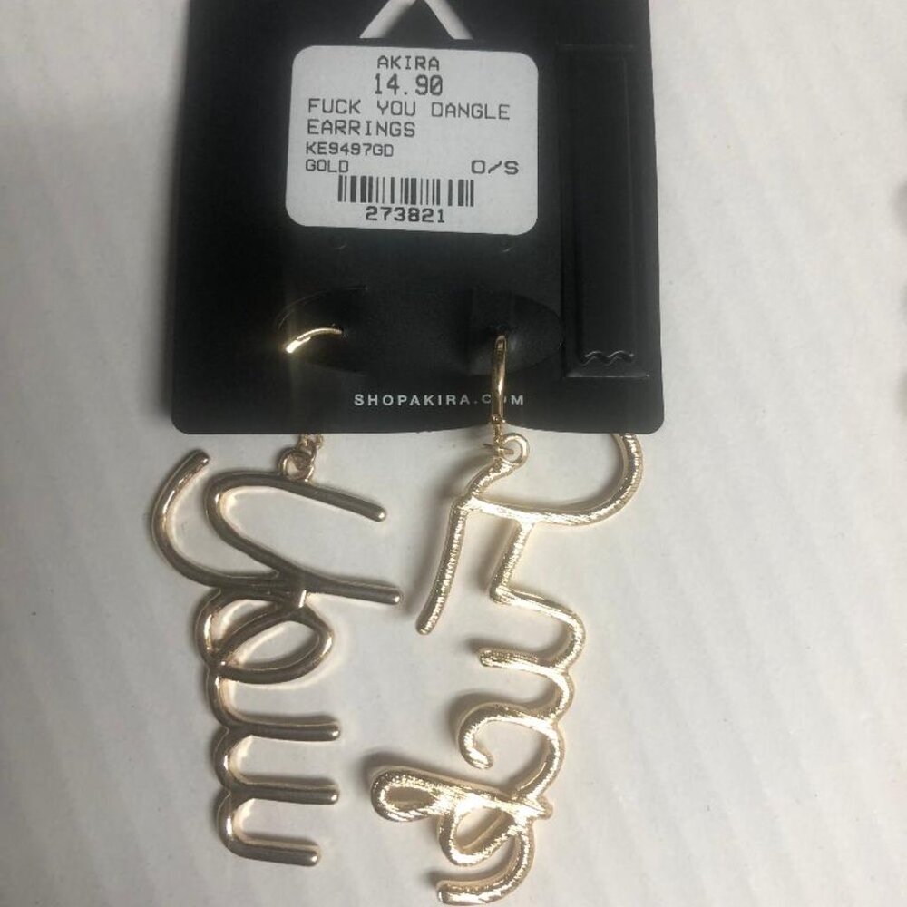 AKIRA BAD LANGUAGE FASHION JEWELRY - Picture 5 of 6